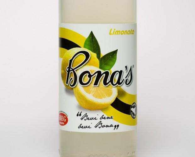 Limonata Bona's. Prodotta con succo di limoni siciliani