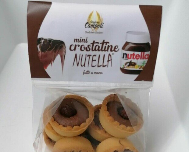 Crostatine alla Nutella®. Crostatine ripiene alla crema spalmabile Nutella®.