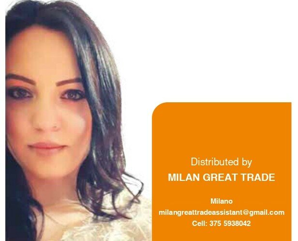 ragazza immagine. MILAN GREAT TRADE   distributore a Milano per tutti i continenti