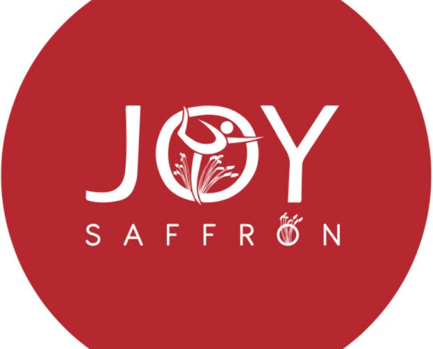 Logo Joy Saffron. Logo aziendale del prodotto Joy Saffron distribuito dalla Compagnia dello Zafferano