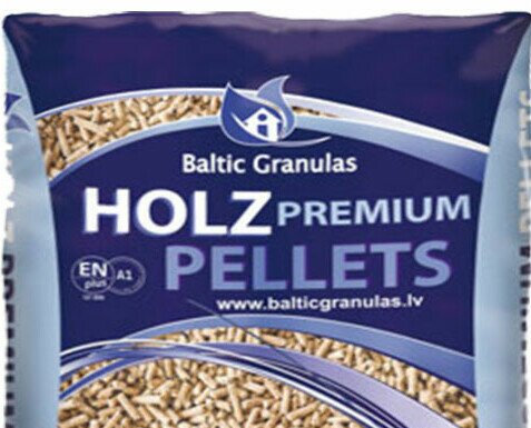 Holz Premium Pellets Blue. Pellet di Abete Lituano certificato Enplus A1. 23 bancali da 70 Sacchi - 24.15 ton