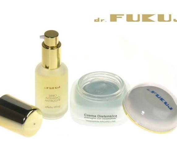 Prodotti in Brand. Dr. Fukuj, linea cosmetica.