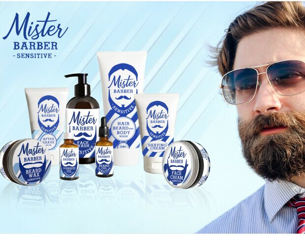 Linea Mister Barber Sensitive. Linea Mister Barber in versione sensitive