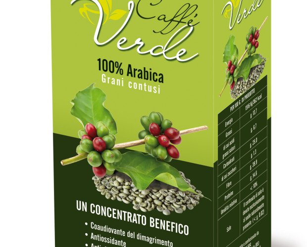scatola GR200 caffè verde. Il caffè verde è ricco di metilxantine, molecole naturali dall’azione lipolitica, che aiutano gli adipociti a liberarsi degli...