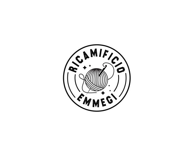Logo Ricamificio. Il nuovo logo del RIcamificio simboleggia la volontà di rilanciare il made in italy