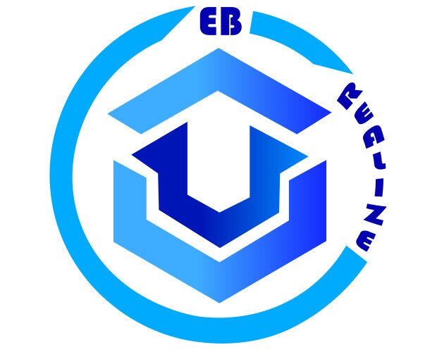 Logo EB Realize srl. Il nostro logo rappresenta chi siamo: competenza e uno sguardo al futuro