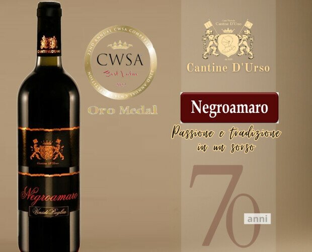 NEGROAMARO IGP. Negroamaro IGP Puglia - 6 bottiglie 0,75 cl.
