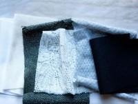 Fibre tessili. Varie qualità di crochet e jersey.