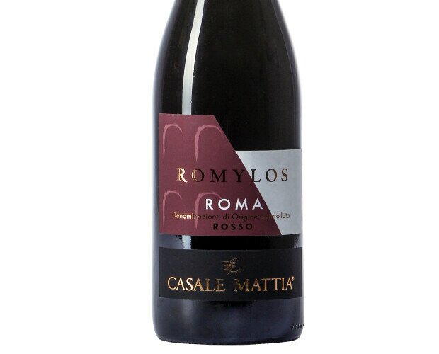 doc roma rosso romylos. vino ottenuto da uve montepulciano e cesanese ottimo con carni rosse.