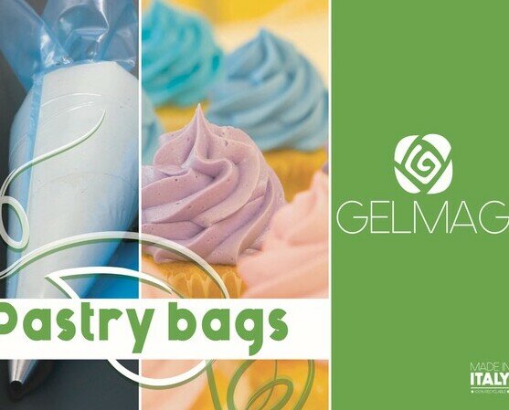 gelmag pastry bags. Pastry Bags for professional use, transparent, bicolor, anti slip