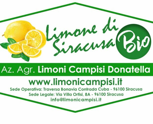 Limone Siracusa IGP Campisi Donate. LIMONI DI SIRACUSA IGP CAMPISI DONATELLA 100% BIO