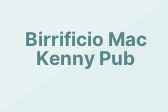 Birrificio Mac Kenny Pub