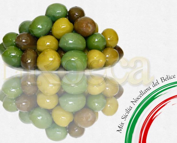 Mix Olive. Mix Sicilia Nocellare del Belice