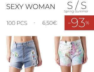 STOCK 127 SHORTS SEXY WOMAN S/S